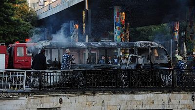تفجير في دمشق يقتل 14 وقصف للجيش على معقل للمعارضة يودي بحياة 12 تفجير في دمشق يقتل 14 وقصف للجيش على معقل للمعارضة يودي بحياة 12