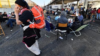 Intervento della Polizia al settimo giorno di protesta Intervento della Polizia al settimo giorno di protesta