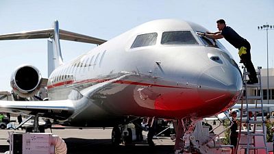 Analysis-Booming private jet market stretches rich buyers as climate clouds gather