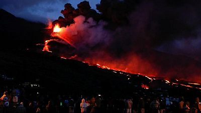 Spain vows to speed up aid to volcano-hit La Palma