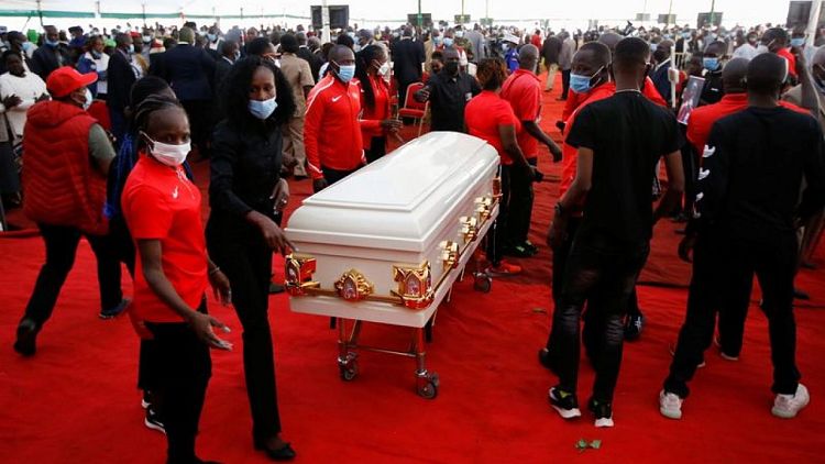 Slain Kenyan Olympian Agnes Tirop buried in her home village