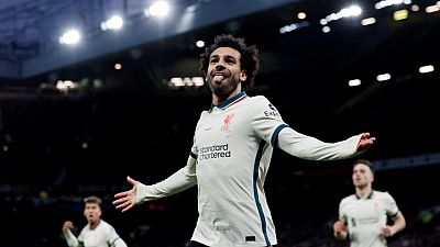 Soccer-Salah hat-trick as Liverpool put five past United to increase pressure on Solskjaer