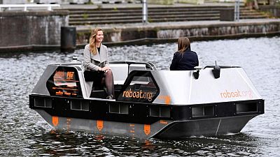 Self-driving "Roboats" ready for testing on Amsterdam's canals