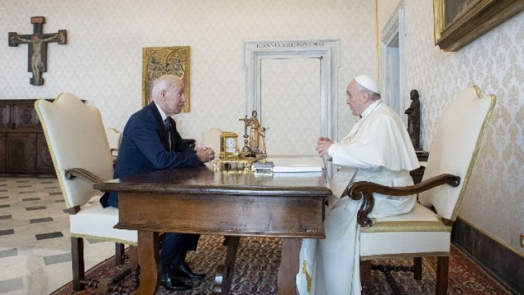 Un lungo incontro di 75 minuti in Vaticano