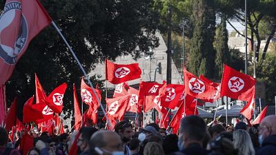Al via manifestazione a Roma Al via manifestazione a Roma