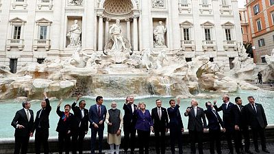 Seeking La Dolce Vita? G20 leaders toss coins into Rome's Trevi fountain
