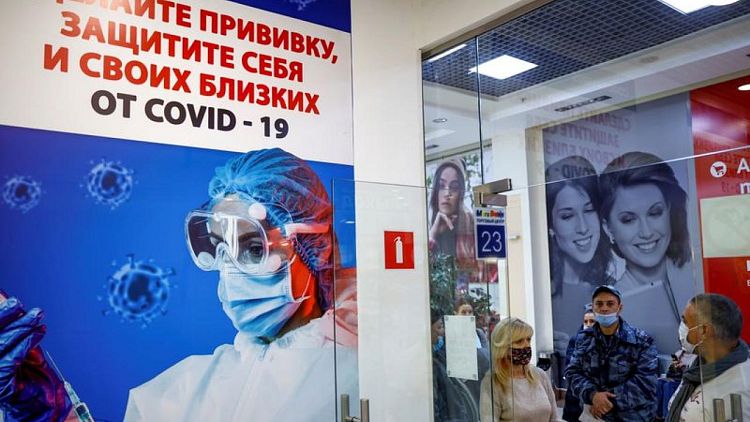 روسيا تسجل 41335 إصابة يومية جديدة بمرض كوفيد-19