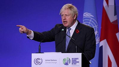 UK's Johnson says current targets on sustainable aviation fuel "pathetic"