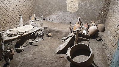 Archaeologists unearth room shedding light on slave life in ancient Pompeii