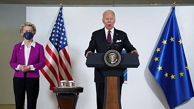 Biden, EU's von der Leyen discuss Belarus, Ukraine, Northern Ireland