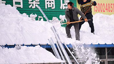 Parts of northeast China hit by record snowfall as cold wave passes