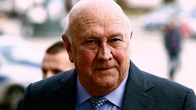 S. Africa's de Klerk to be cremated at private ceremony on Nov 21, no state funeral