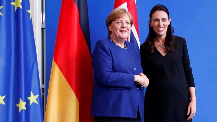 New Zealand PM Ardern hails Merkel as 'true leader', 'very good person'