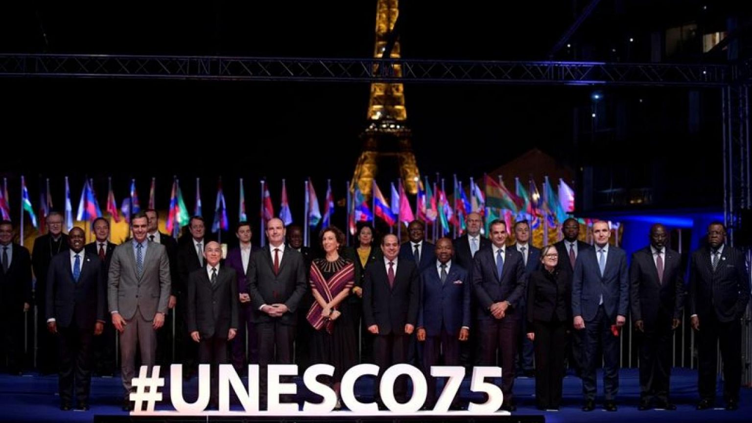 'Happy birthday': Eiffel Tower pays tribute to UNESCO