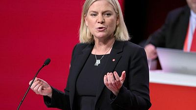 Sweden picks first female PM, crisis over budget vote looms