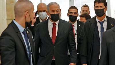Netanyahu makes rare appearance at his corruption trial