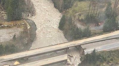 Rescuers with dogs to start looking for victims of Canada landslides Rescuers with dogs to start looking for victims of Canada landslides