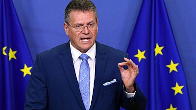 EU's Sefcovic hoping UK words are followed by action on N.Ireland protocol
