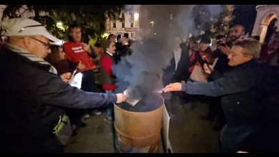 Protesta promossa dal Fronte del Dissenso Umbria