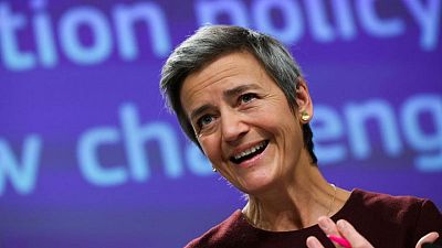 EU's Vestager cheers as lawmakers vote for tougher tech laws