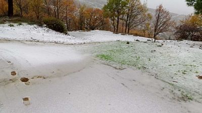 Cime imbiancate nel Nuorese a 1.400 metri, attese altre nevicate Cime imbiancate nel Nuorese a 1.400 metri, attese altre nevicate