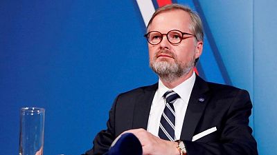 Czech president appoints Fiala as PM in ceremony behind glass