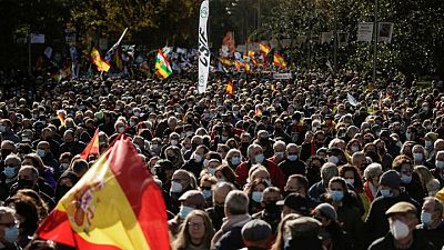 Spanish police march in Madrid to protest against 'Gag Law' reform
