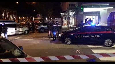 L'aggressione in una farmacia di Torino L'aggressione in una farmacia di Torino