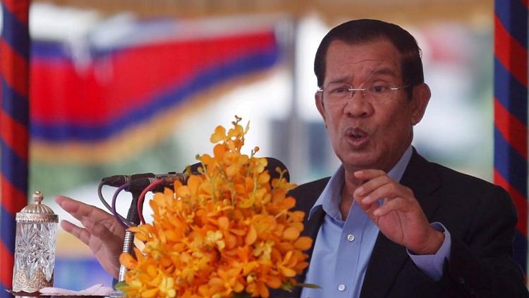 Cambodian leader Hun Sen says backs eldest son to succeed him