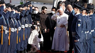 Pope Francis arrives in Greece to highlight migrants' plight