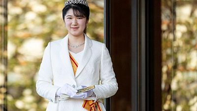 الأميرة اليابانية أيكو تحتفل ببلوغها سن الرشد