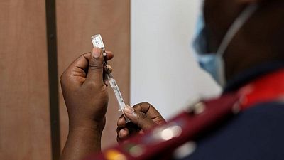 S.African official says number of children sick with COVID-19 is not cause for panic