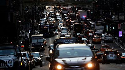 Road congestion returns, but work-from-home leaves downtowns empty Road congestion returns, but work-from-home leaves downtowns empty