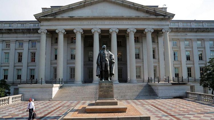 Rendimientos de bonos del Tesoro EEUU caen luego de dato de inflación