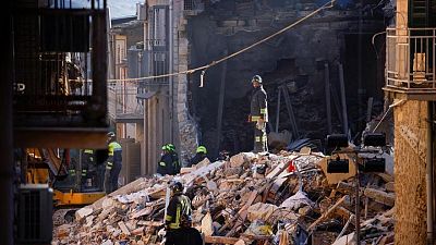 Rescuers pull bodies from rubble after explosion in Sicily kills 7