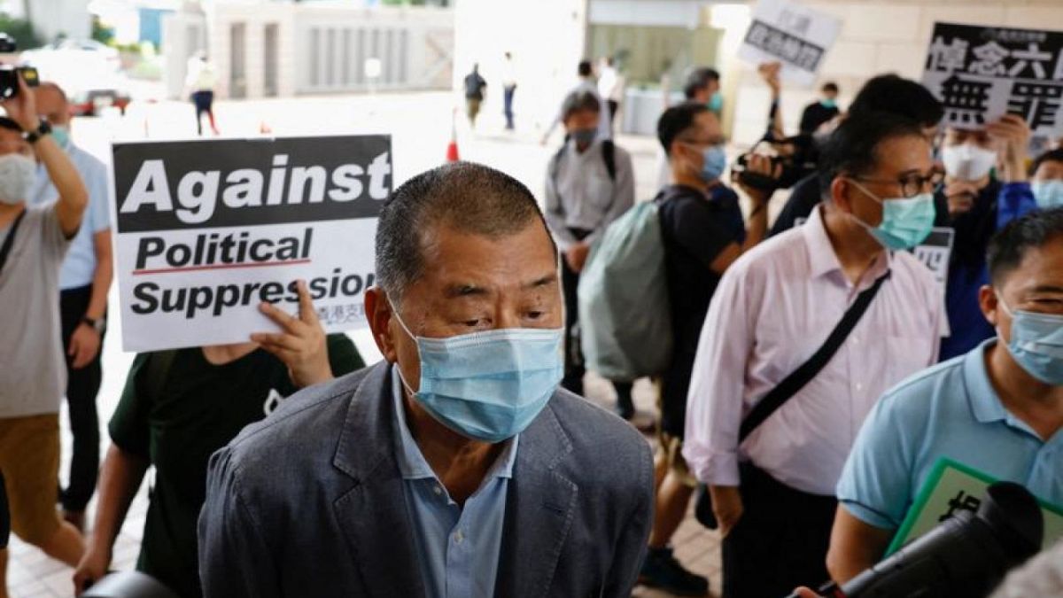 Hong Kong Activists Get Up To 14 Months In Prison For Banned Tiananmen Vigil Euronews 5177