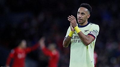 Soccer-Stripping Aubameyang of Arsenal captaincy in best interests of club, says Arteta