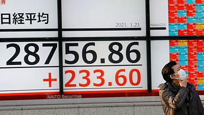 المؤشر نيكي يرتفع 1.44% في بداية التعاملات في طوكيو