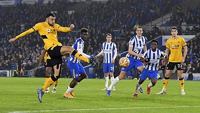 Soccer-Saiss volley gives Wolves victory at struggling Brighton