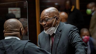 S.African court to hear ex-president Zuma's plea to appeal parole ruling on Tuesday