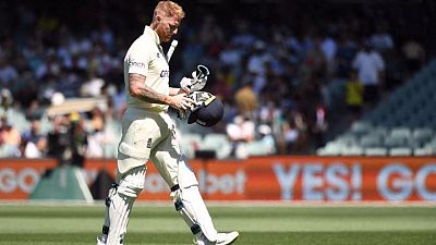 Cricket-Stokes falls, Australia four wickets away from Adelaide win