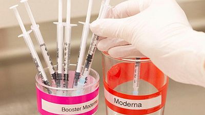 Moderna says booster dose of its COVID-19 vaccine appears protective vs. Omicron