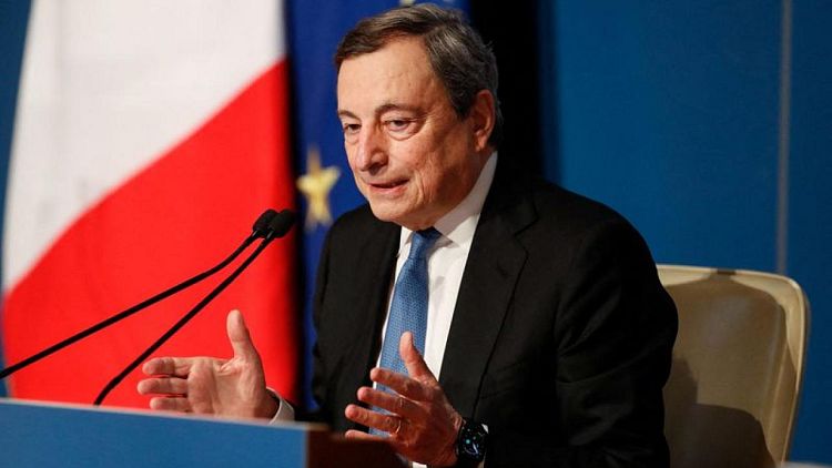 Italy's Draghi says Europe has little leverage with Russia over Ukraine