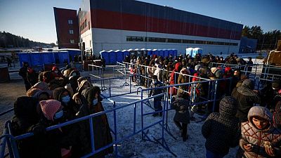 Los migrantes acampados en Bielorrusia aún tienen la esperanza de llegar a la UE