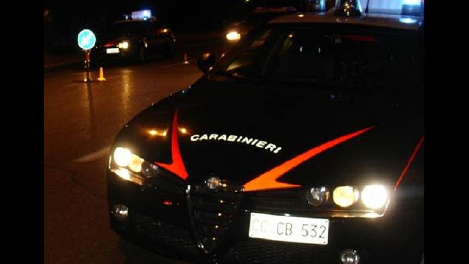 Sul posto i carabinieri per i primi rilievi