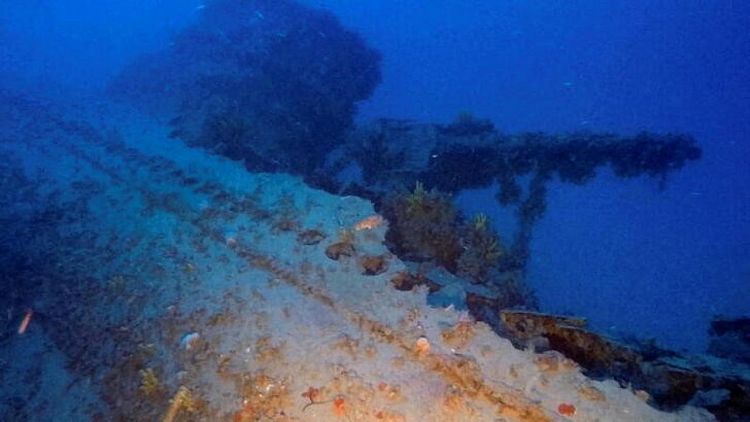 Buzos griegos descubren submarino italiano que naufragó en la Segunda Guerra Mundial