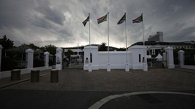 Fire erupts at South African parliament building in Cape Town Fire erupts at South African parliament building in Cape Town