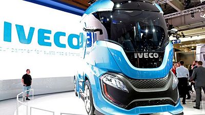 Italy's Iveco hits the road as standalone truckmaker, shares skid