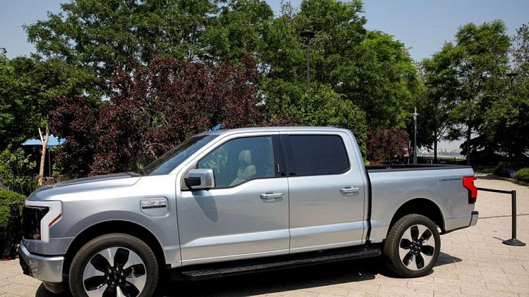 Ford doubles Lightning production as electric truck battle with GM heats up
