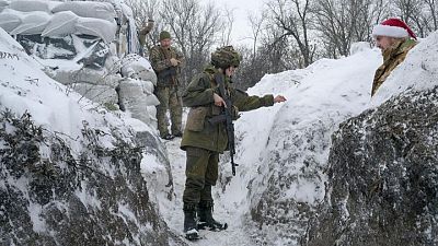 EU's top diplomat visits east Ukraine front to show support against Moscow EU's top diplomat visits east Ukraine front to show support against Moscow